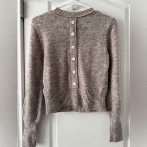 Abercrombie & Fitch Taupe Turtleneck Sweater